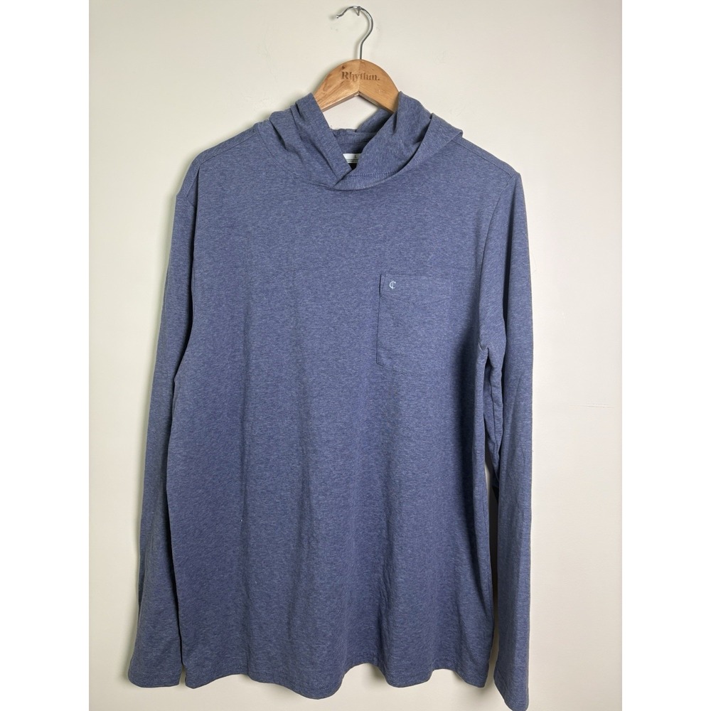 Mens CriQuet Sunday Performance Sport Hoodie Blue Size Large